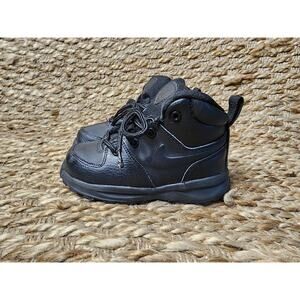 Nike Manoa LTR Boots Shoes TD BQ5374-001 Black Toddler Kids Size 8C